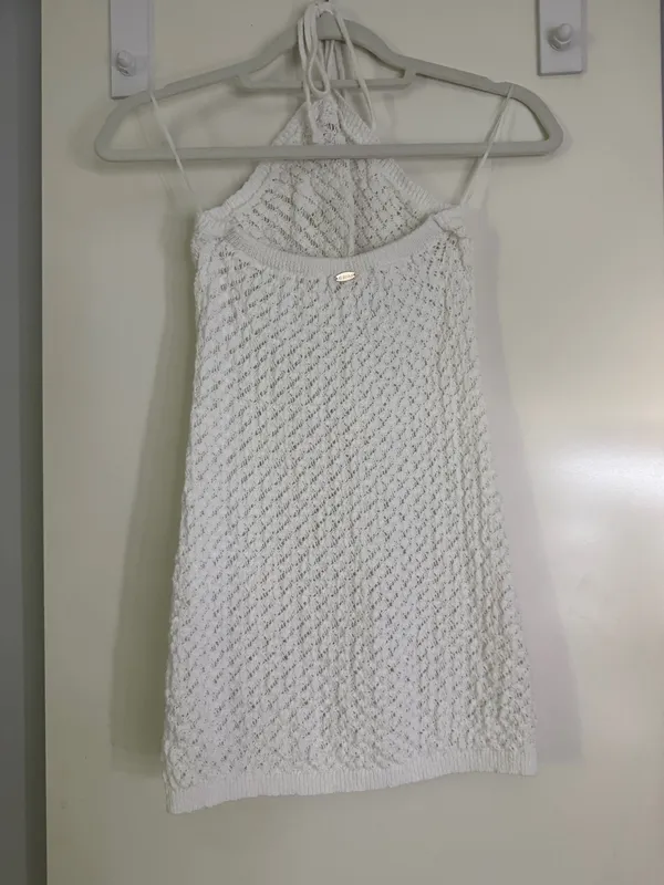 Altar'd State White Crotchet Mini dress - Image 2