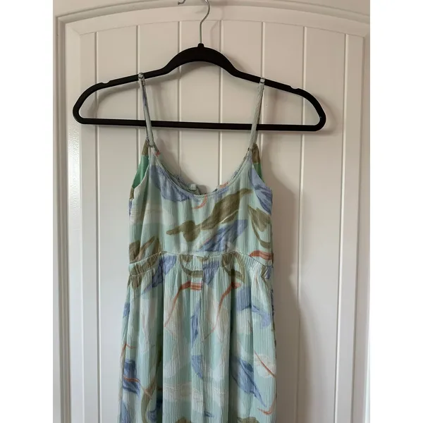 Abercrombie & Fitch Floral Midi‎ Dress Button Front Casual Summer XXS Petite - Image 5