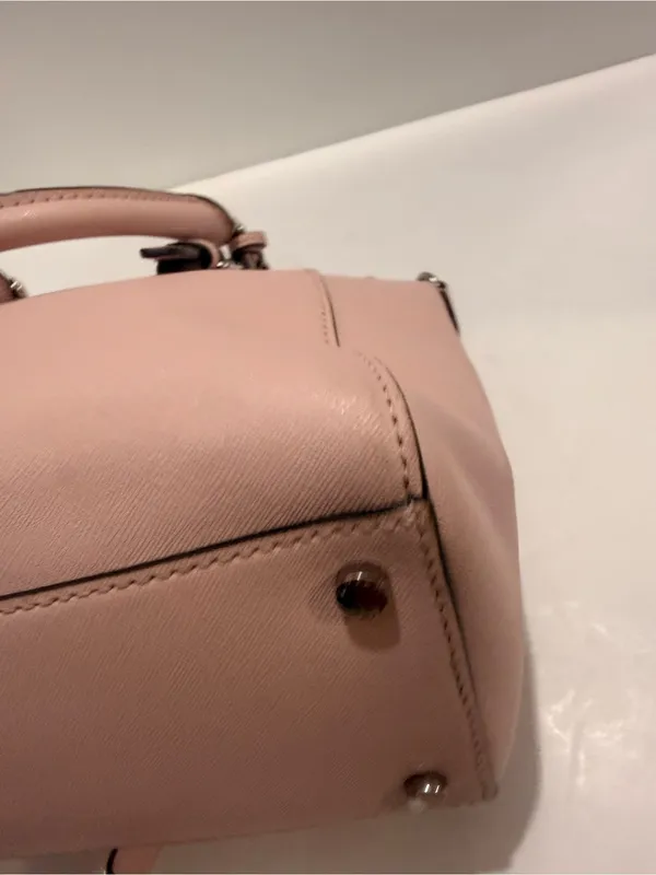 Michael Michael Kors Blush Pink Saffiano Leather Small Satchel Crossbody - Image 8