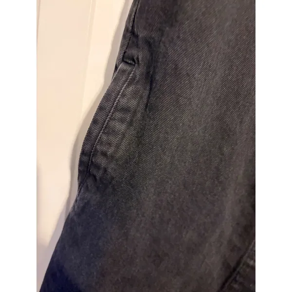 Urban Outfitters BDG Denim‎ Pinafore Dress Black Button Front XS Indie 90s Style - Image 5