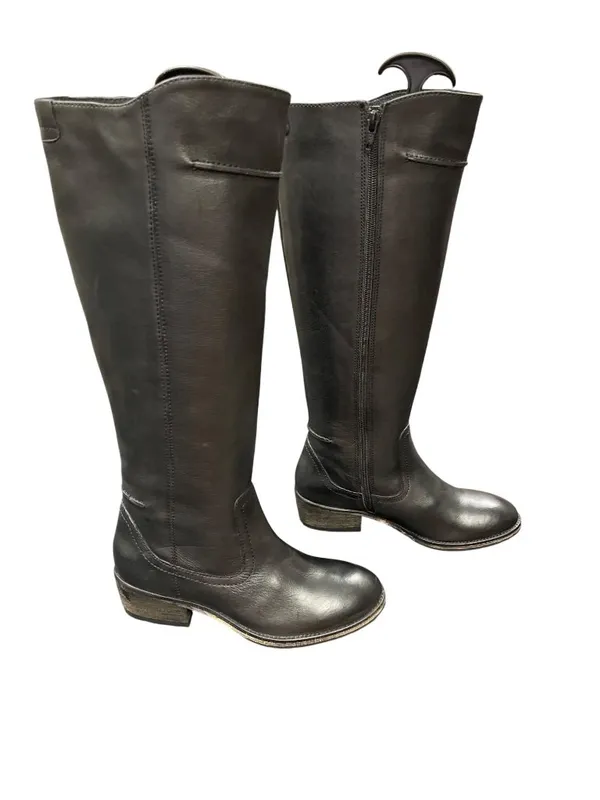 Seychelles wms black leather below knee equestrian riding boots sz 6 SKU 10-676 - Image 3