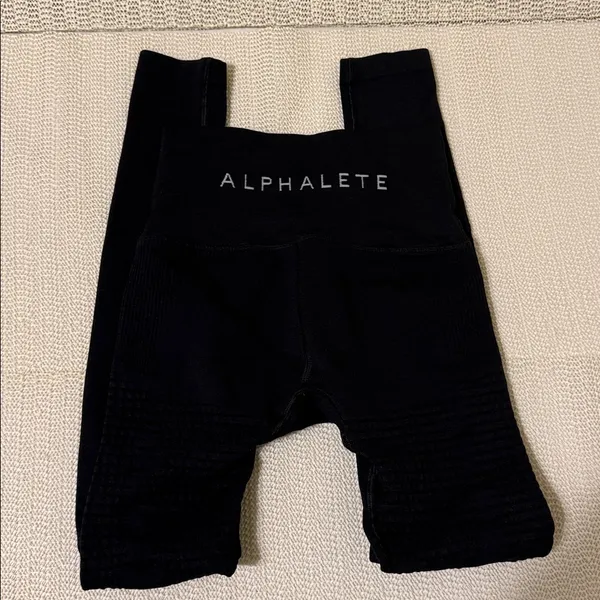 Alphalete Womens XSmall Leggings Black - Image 6