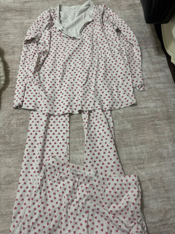 Roller Rabbit heart pajama set size xs  - Image 2