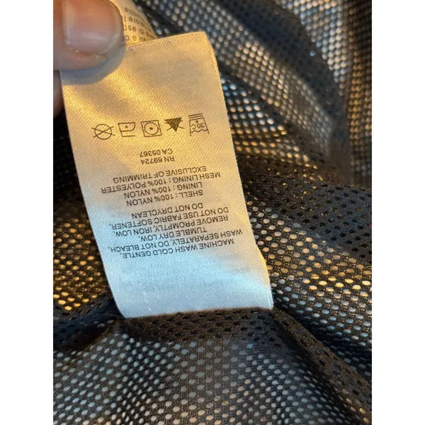 Columbia Omni-Tech Waterproof Rain Jacket Black Hooded Shell RL2436 Womens M - Image 7