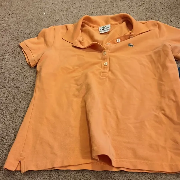 Lacoste‎ orange polo 42 - Image 3