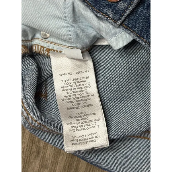 J.Crew Slim Broken In Boyfriend Jeans Distressed Light Blue Wash Denim Sz 27 - Image 4