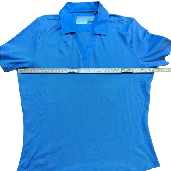 Cutter & Buck Women’s Light‎ Blue Polo Shirt Classic Collar Golf Top Sz M - Image 5