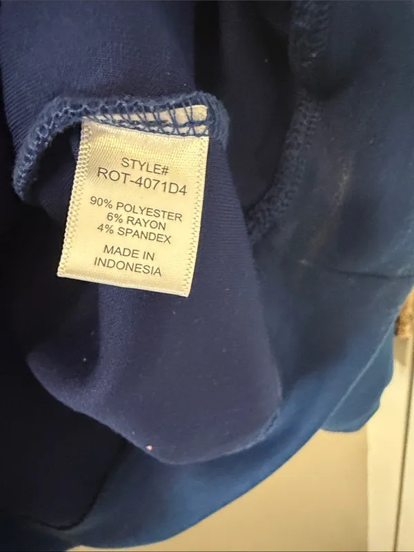 Zenana Basic So Be it Long Sleeve Quarter Zip Pullover Sweatshirt in blue S - Image 5