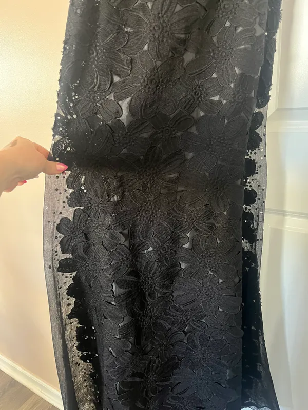 Prom Dress! Black Size 4 - Image 3