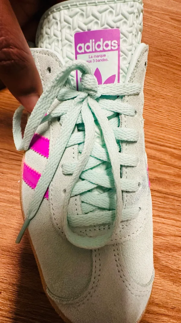 Adidas Gazelle Platform Bold Sneakers Mint Green Pink Gum Sole - Image 12