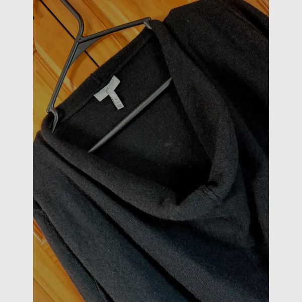 Joie 100% Cashmere Cowl Neck Sweater Black Long Sleeve Women's Size Small - Image 9