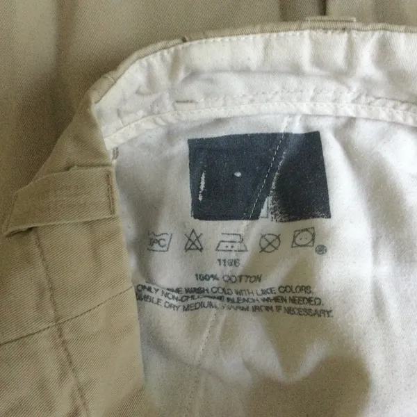Gap Flat Front Bootcut Low Rise Khakis Y2K - Sz 4 - Image 8