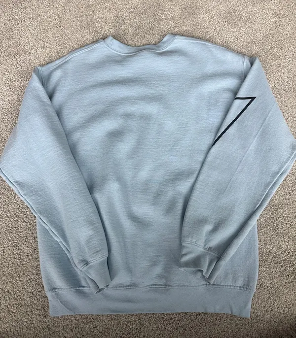 preppy sweatshirt Blue Size M - Image 2