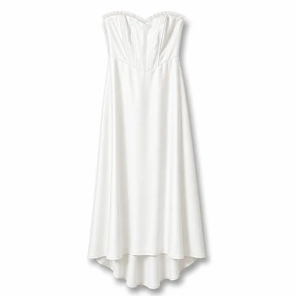 Lulus Lux Bridal NWOT Eternal Gratitude White Floral Embroidered Wedding Dress - Image 7