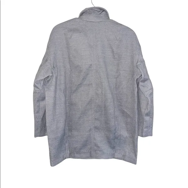 NWT Free People Hannah Slouchy Double Breasted Blazer Gray - Image 11