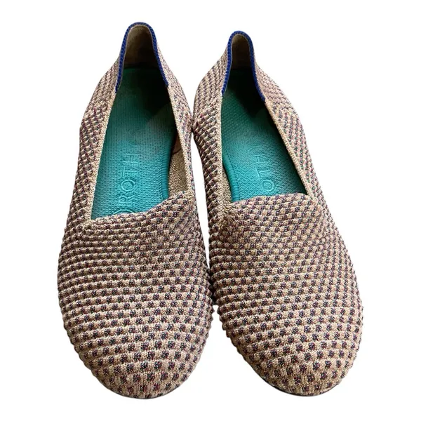 Rothy's Youth The Round Flats Sz 4 Multi Metallic Limited Edition‎ Womens Sz 6 - Image 3