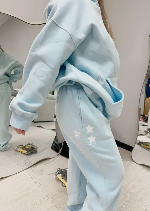 Sunkissed Coconut New Release Powder Blue Sweatpants - Image 3