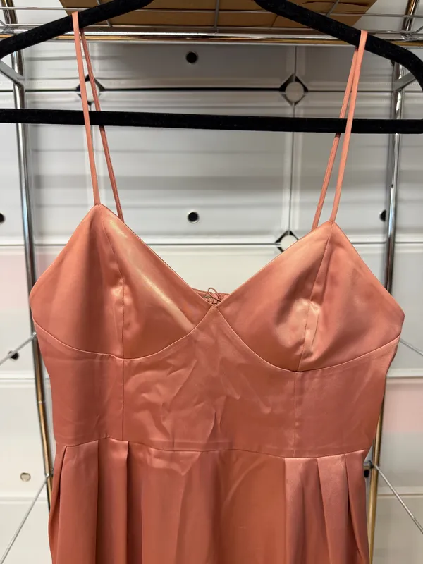 H&M Pink Satin Dress - Image 2
