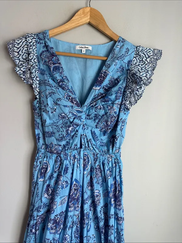 Tuckernuck Celina Moon Flavian Maxi Dress Medium - Image 6