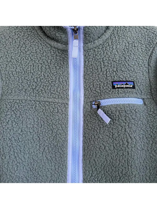 Patagonia Retro Pile Jacket NOUVEAU GREEN Women's XS - Image 9