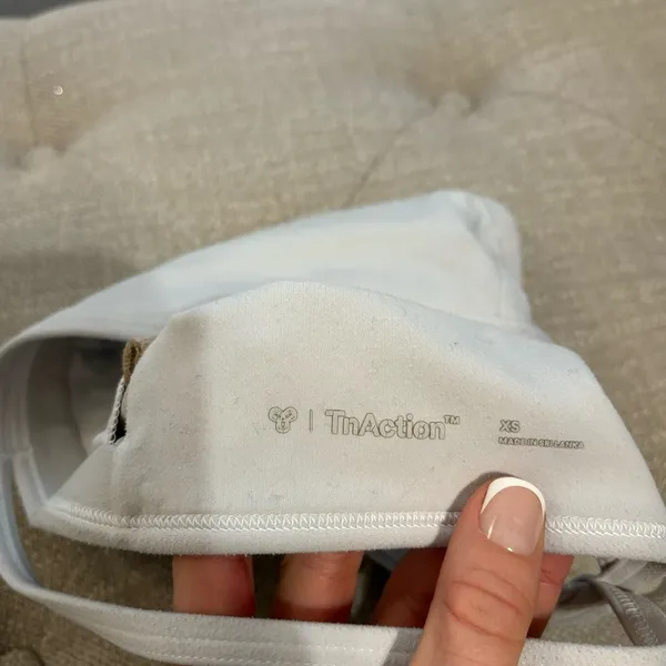 TNA Action White Sports Bra *Flawed* - Image 3