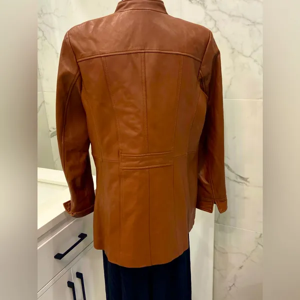 Dolce & Gabbana Genuine lamb skin leather jacket 🤎🤎🤎 - Image 3