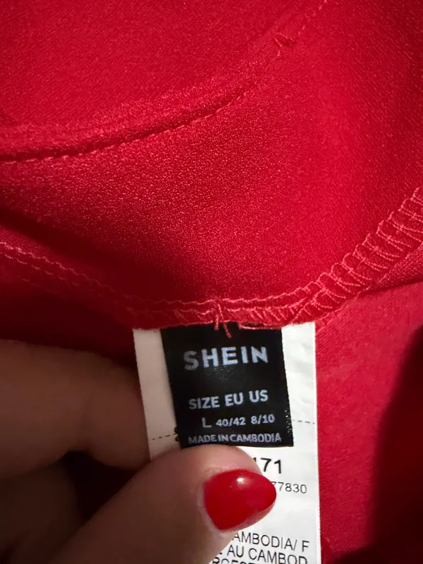 SHEIN BOW RUSH SKIRT  - Image 2