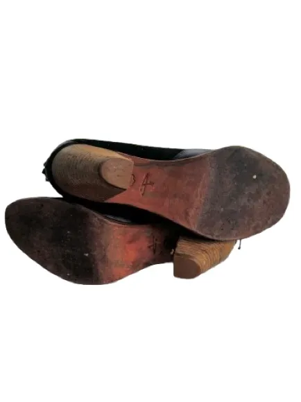 J Shoes Black Leather & Suede Ankle Boots - Image 11