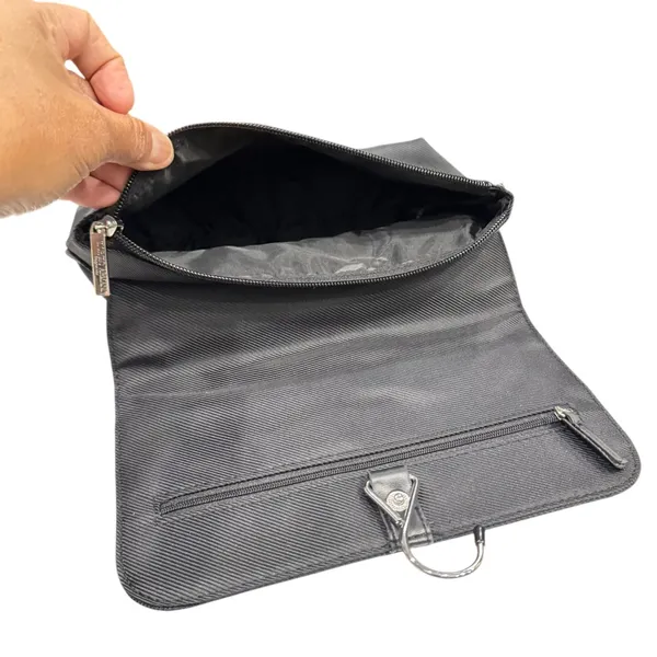 Giorgio Armani Hanging Toiletry Bag | Armani Code Black Travel Organizer - Image 9