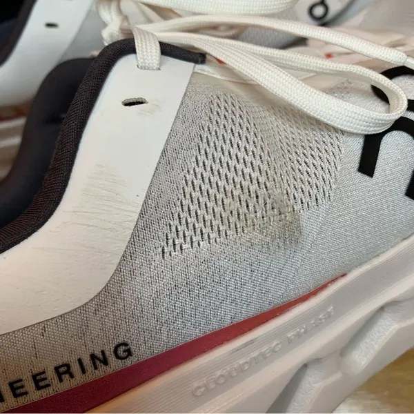 On Cloudsurfer Next Women's Sneakers in White / Flame - Size 12 - Image 7