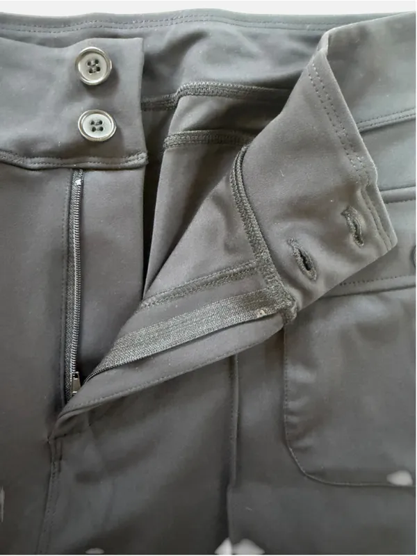 Size L (Regular) Halara High Waisted Side Flap Pocket Flare Casual Cargo Pants - Image 7