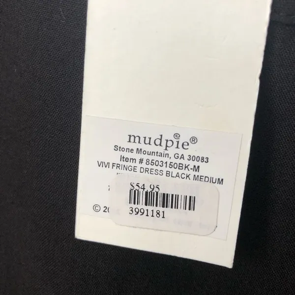 NWT Mud Pie Vivi Sleeveless Fringe Dress M - Image 8