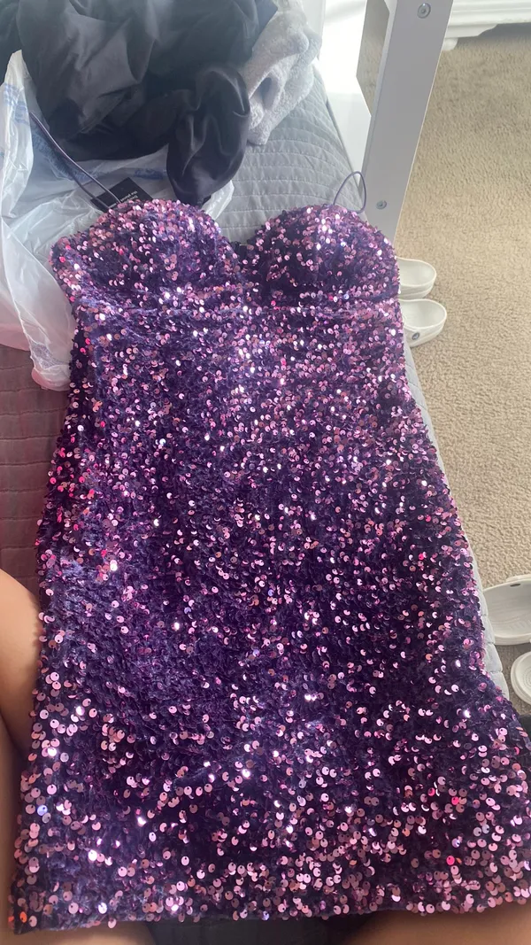 Homecoming Dress Purple - Image 2