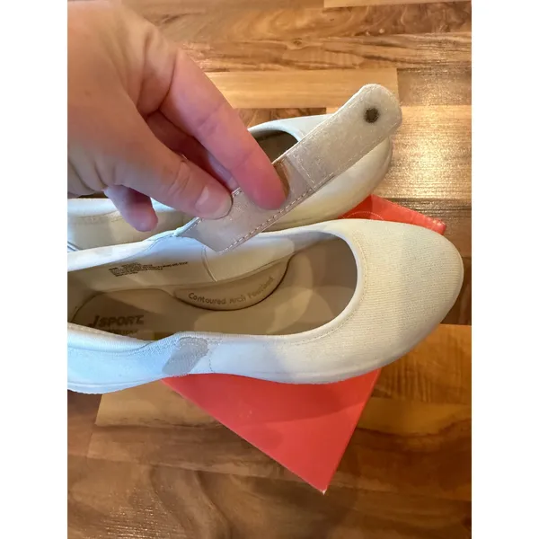 JSPORT Melody Cream Mary‎ Jane Shoes Women's Size 8 Lightweight Cushioned NEW - Image 5