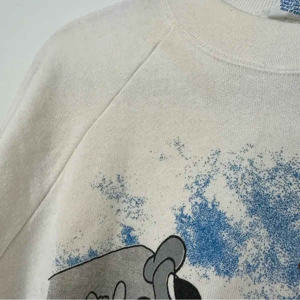 Vintage Walt Disney Mickey’s 60th Birthday Graphic Crewneck Sweatshirt Medium - Image 4