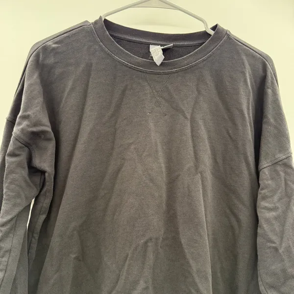 Sweaty‎ Betty After Class Black Longline Long Sleeve Sweatshirt Sz S Thumbholes - Image 3