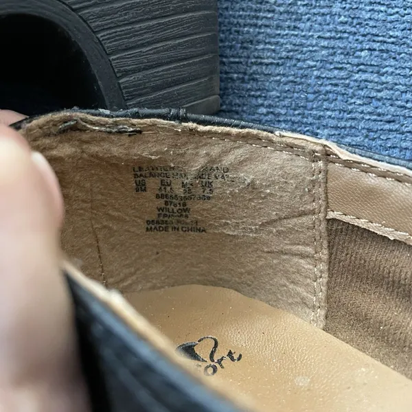 I Love Comfort Shoes Women’s Size 9 Slip On‎ Black Leather Non-Slip Work Office - Image 16