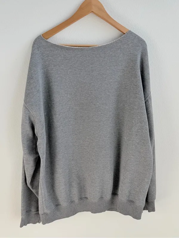 UCLA grey off the shoulder sweatshirt Gray Size XXL - Image 9