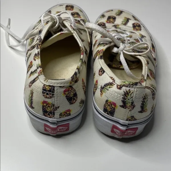 Vans Kids‎ Pineapple Print Cream Sneakers - Image 5