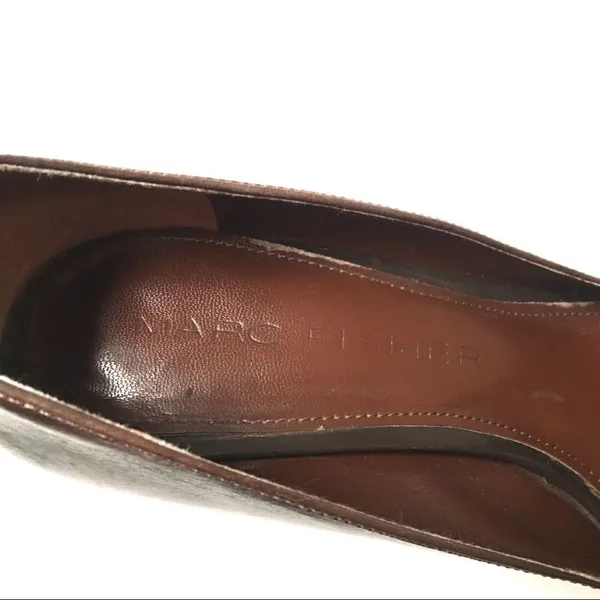 Marc Fisher Vertigo open toe double buckle heels 8‎ - Image 11
