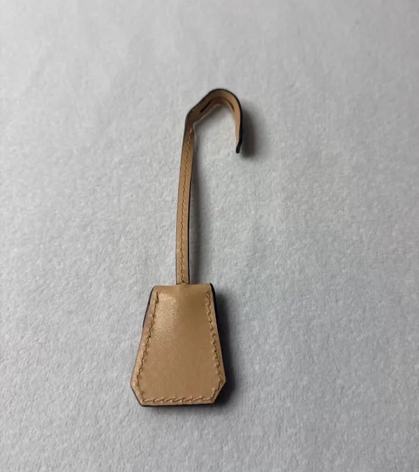 Michael Kors tan and silver keychain - Image 2