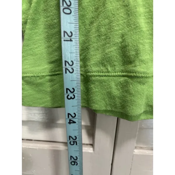 Aeropostale Lime Green V Neck Sequins Long Sleeve Top Size Small Lightweight - Image 3