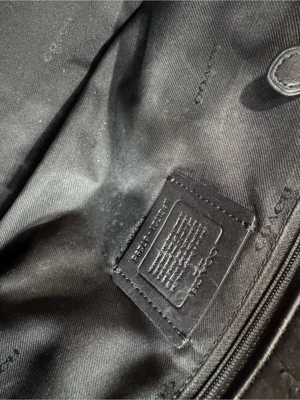 Coach Swagger Carryall Black Pebbled Leather - Image 9