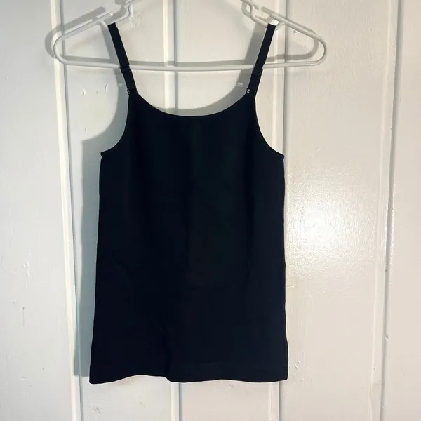 Shapermint Essentials Black Shapewear Cami Tank Smoothing Stretch Sz L - Image 2