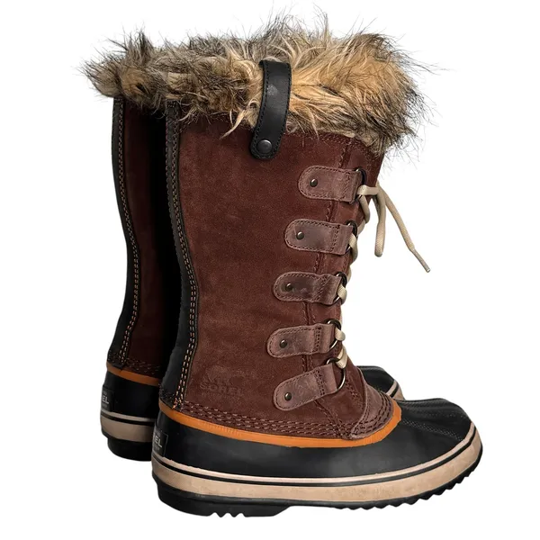 Sorel Joan of Arctic Faux Fur Waterproof Winter Boots Brown Women’s 6.5 - Image 7
