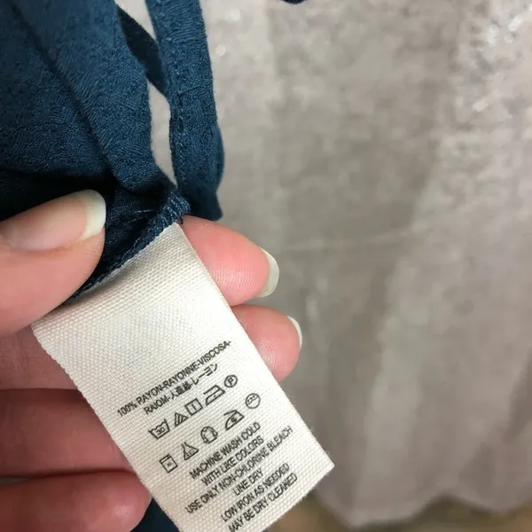 Free people blue top boho festival women's size‎ XS - Image 7