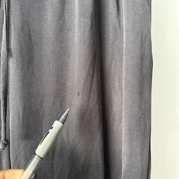 Anthro Saturday Sunday‎ S Black Ribbed Knit Harem Jogger Pants Lounge Streetwear - Image 11