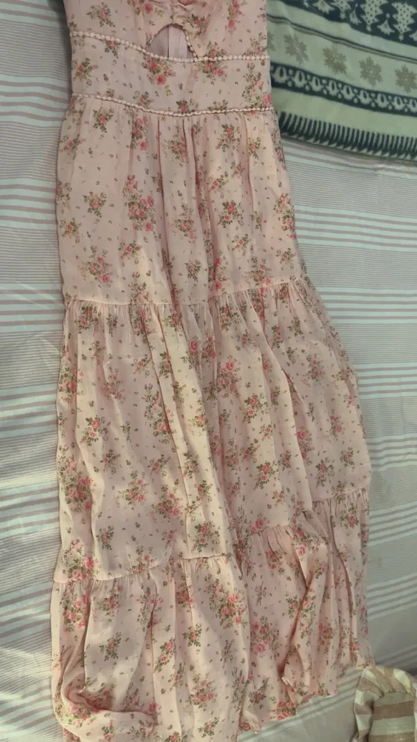 Trixxi Floral Dress long - Image 2