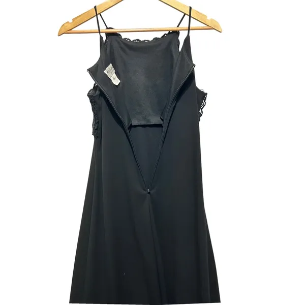 Betsy And Adam Women Maxi Gown 10 Black Lace Bodice Sleeveless Formal Evening‎ - Image 4