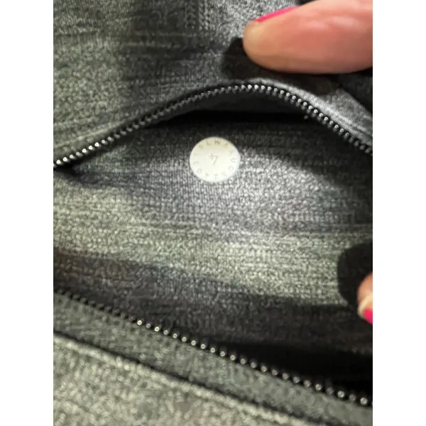 Lululemon‎ Speed Up Tight Heathered Black Gray High Rise Running Leggings Size 4 - Image 6